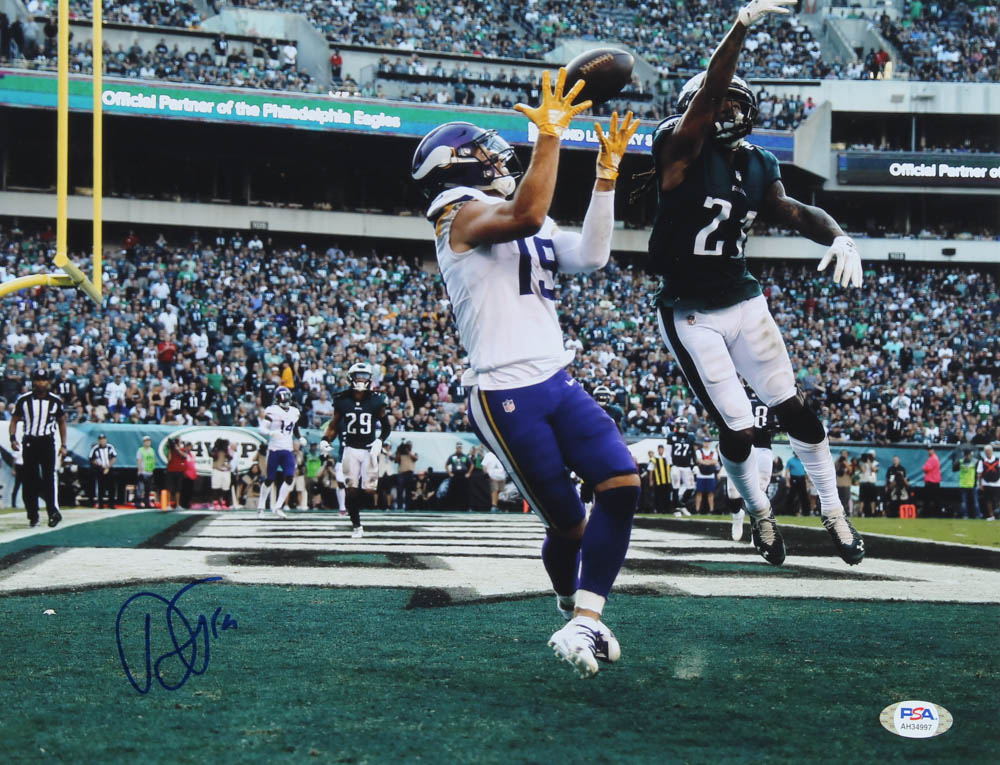 Adam Thielen Autographed Minnesota Vikings Memorabilia - Football/Helmet/Jersey/Photo