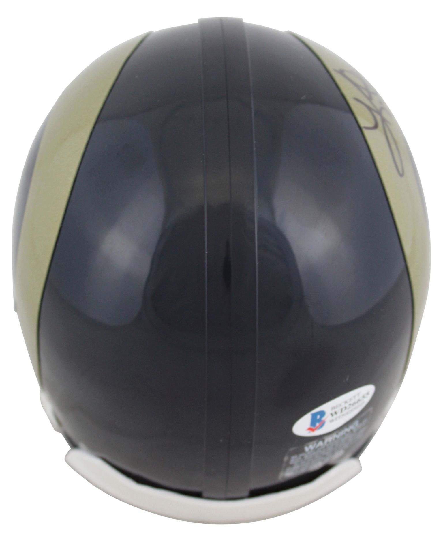 Kurt Warner Signed Rams Mini Helmet (Beckett) at PristineAuction.com Kurt Warner Signed Rams Mini Helmet (Beckett) at PristineAuction.com