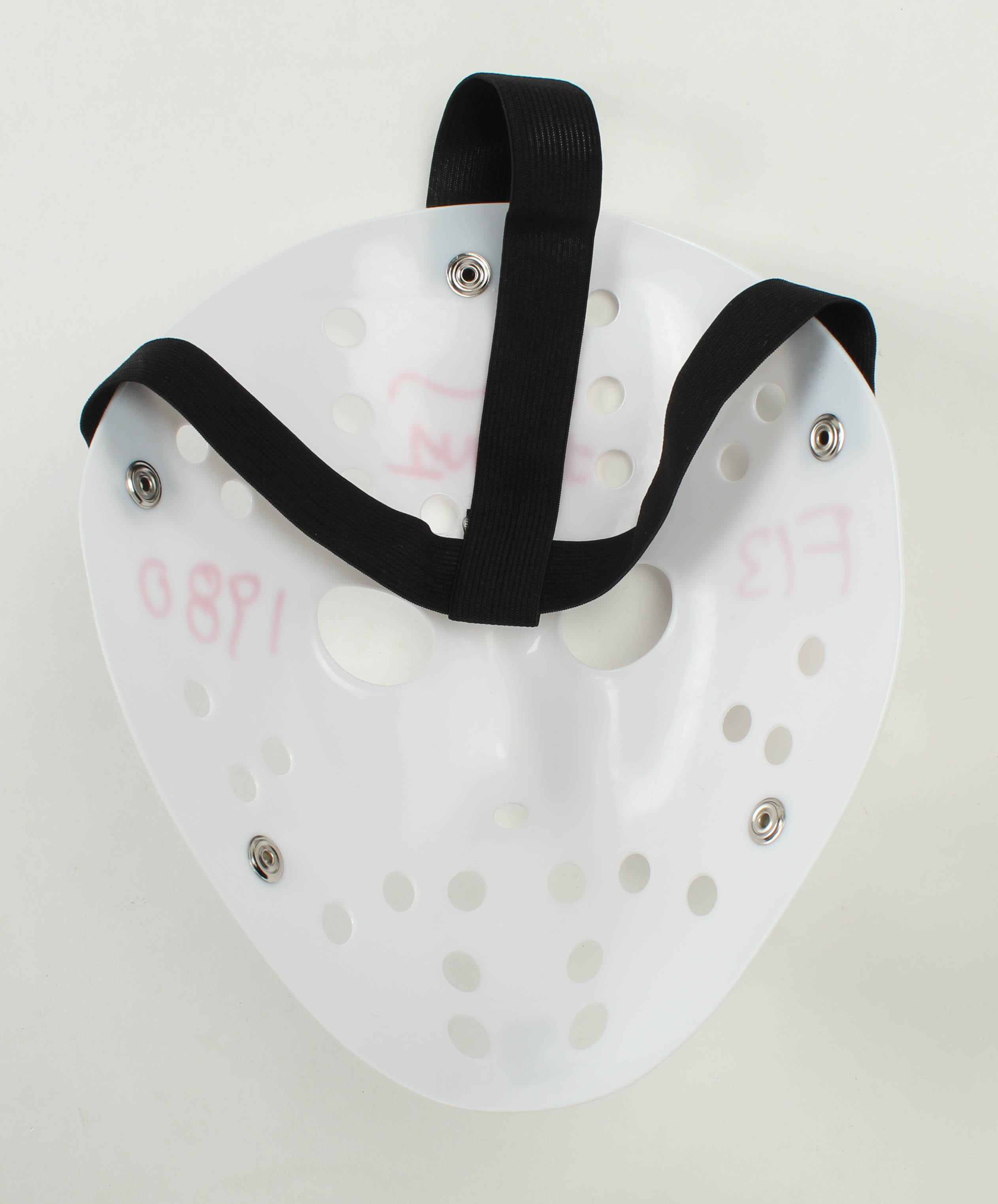 Ari Lehman Signed "Friday the 13th" Mask Inscribed "Jason 1", "F13" & "1980" (Lehman Hologram) at PristineAuction.com Ari Lehman Signed "Friday the 13th" Mask Inscribed "Jason 1", "F13" & "1980" (Lehman Hologram) at PristineAuction.com