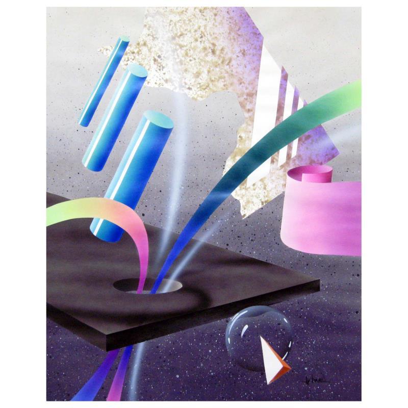 Ken Shotwell Signed "Flowing II" 22x18 Original Panting at PristineAuction.com Ken Shotwell Signed "Flowing II" 22x18 Original Panting at PristineAuction.com