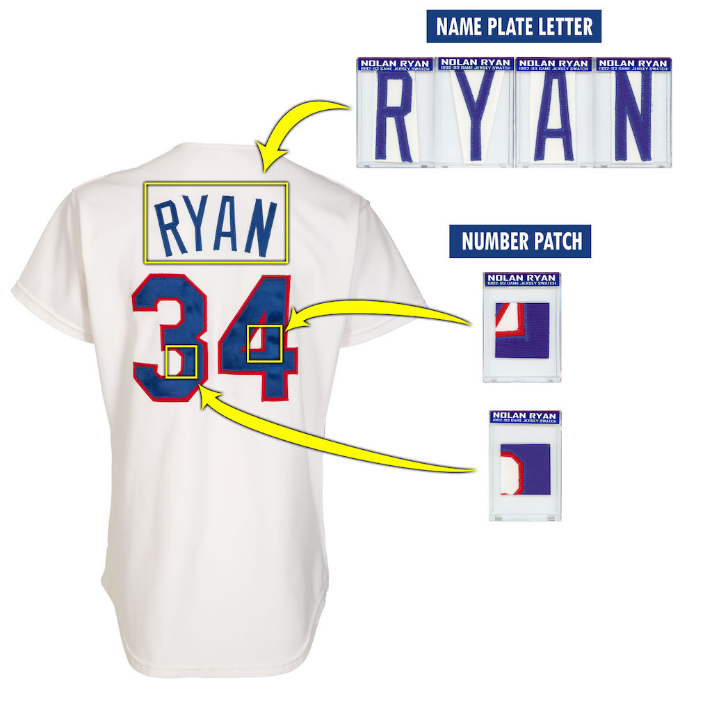 NOLAN RYAN 1992-93 RANGERS GAME JERSEY MYSTERY SWATCH BOX! at PristineAuction.com NOLAN RYAN 1992-93 RANGERS GAME JERSEY MYSTERY SWATCH BOX! at PristineAuction.com