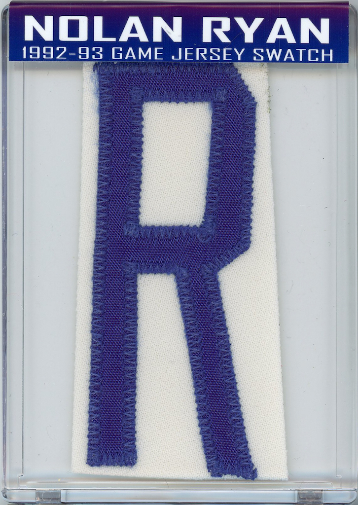 NOLAN RYAN 1992-93 RANGERS GAME JERSEY MYSTERY SWATCH BOX! at PristineAuction.com NOLAN RYAN 1992-93 RANGERS GAME JERSEY MYSTERY SWATCH BOX! at PristineAuction.com