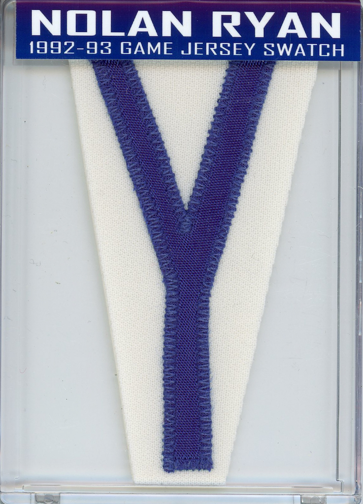 NOLAN RYAN 1992-93 RANGERS GAME JERSEY MYSTERY SWATCH BOX! at PristineAuction.com NOLAN RYAN 1992-93 RANGERS GAME JERSEY MYSTERY SWATCH BOX! at PristineAuction.com