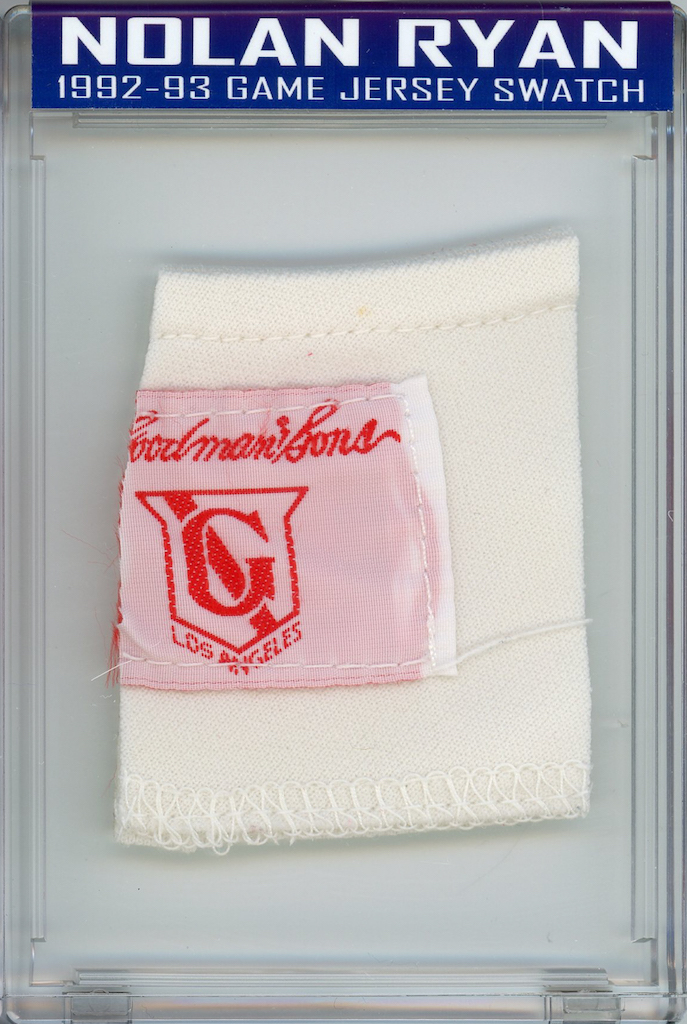 NOLAN RYAN 1992-93 RANGERS GAME JERSEY MYSTERY SWATCH BOX! at PristineAuction.com NOLAN RYAN 1992-93 RANGERS GAME JERSEY MYSTERY SWATCH BOX! at PristineAuction.com