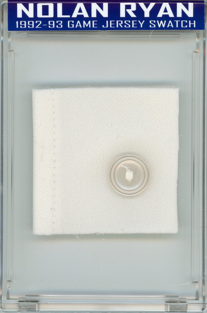 NOLAN RYAN 1992-93 RANGERS GAME JERSEY MYSTERY SWATCH BOX! at PristineAuction.com NOLAN RYAN 1992-93 RANGERS GAME JERSEY MYSTERY SWATCH BOX! at PristineAuction.com