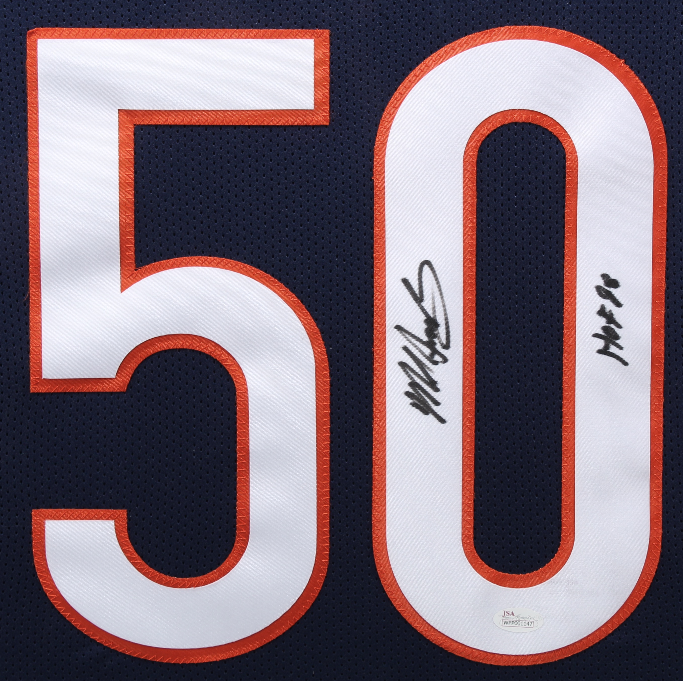 Mike Singletary Signed 35x43 Custom Framed Jersey Inscribed "HOF 98" (JSA COA) at PristineAuction.com Mike Singletary Signed 35x43 Custom Framed Jersey Inscribed "HOF 98" (JSA COA) at PristineAuction.com