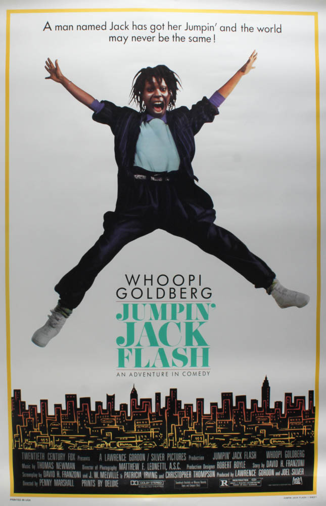 "Jumpin' Jack Flash" 27x40 Original Movie Poster at PristineAuction.com "Jumpin' Jack Flash" 27x40 Original Movie Poster at PristineAuction.com