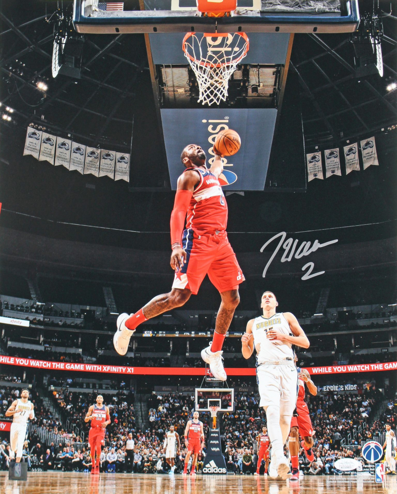 John Wall Signed Wizards 16x20 Photo (JSA COA) Pristine Auction