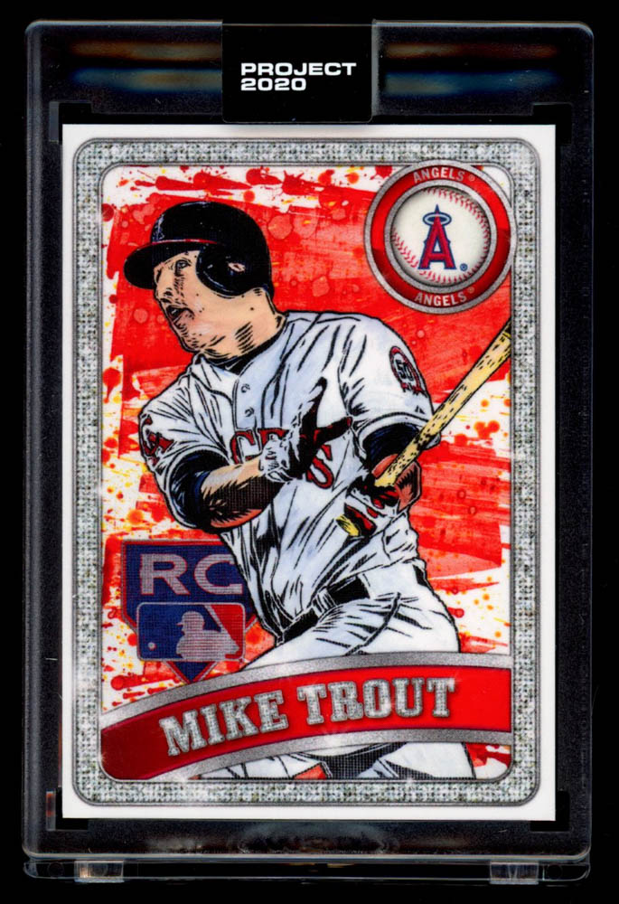 Mike Trout 2020 Topps Project 2020 #100 / Blake Jamieson / Ben Baller (Project 2020 Encapsulated) at PristineAuction.com Mike Trout 2020 Topps Project 2020 #100 / Blake Jamieson / Ben Baller (Project 2020 Encapsulated) at PristineAuction.com
