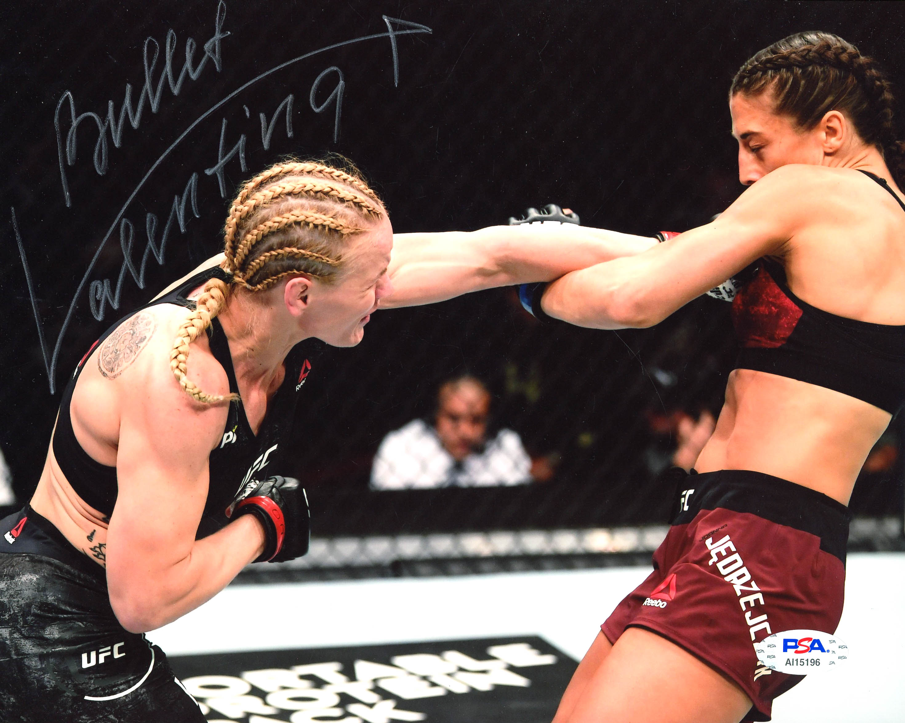 Valentina Shevchenko Signed UFC 8x10 Photo Inscribed "Bullet" (PSA COA) at PristineAuction.com Valentina Shevchenko Signed UFC 8x10 Photo Inscribed "Bullet" (PSA COA) at PristineAuction.com