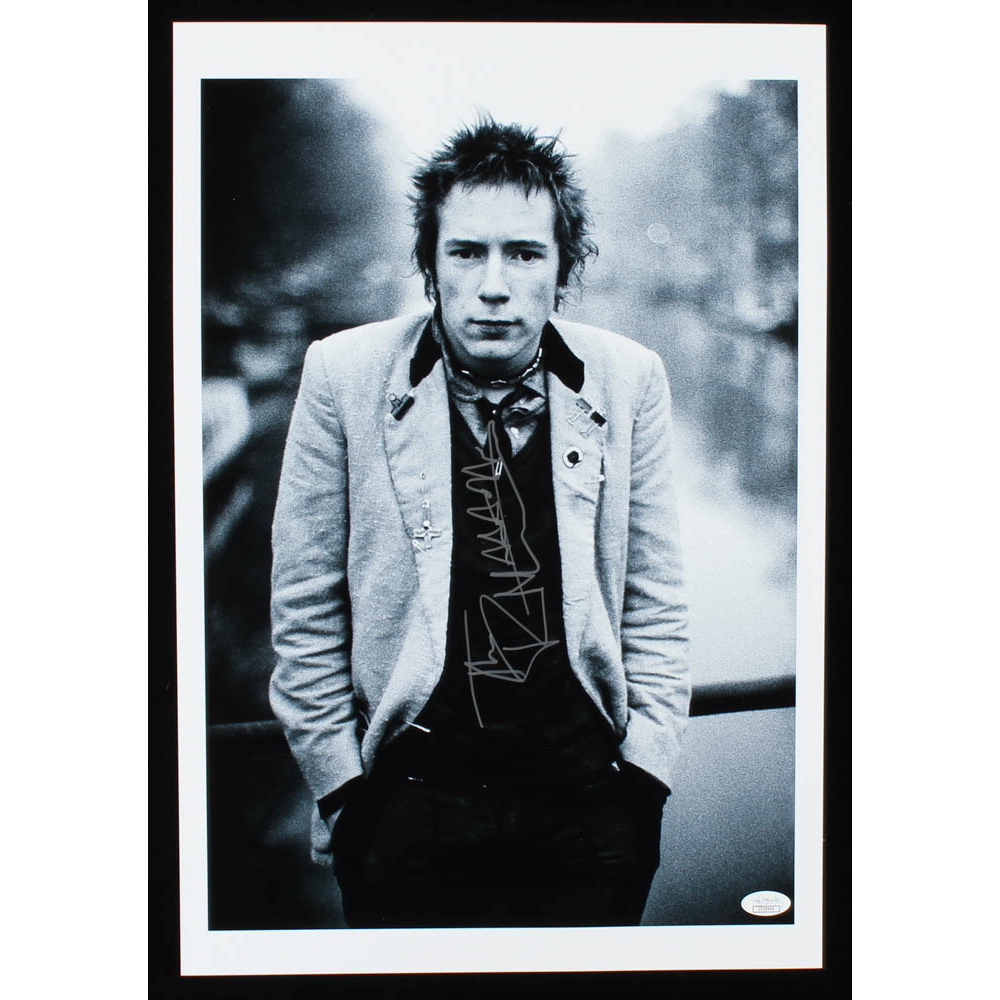 Johnny Rotten Signed 12x18 Photo (JSA) | Pristine Auction