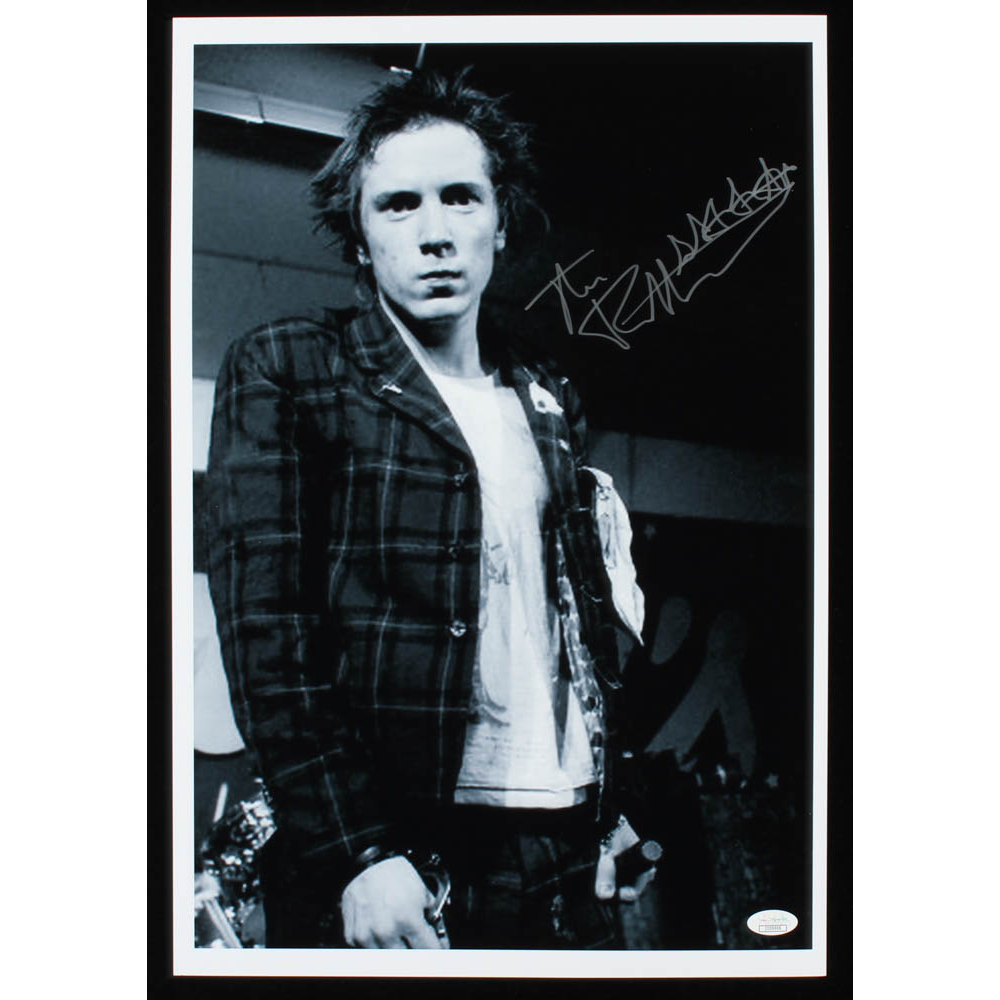 Johnny Rotten Signed 12x18 Photo (JSA) | Pristine Auction