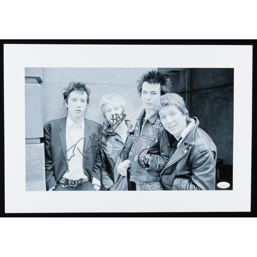 Johnny Rotten Signed 12x18 Photo (JSA Hologram) | Pristine Auction