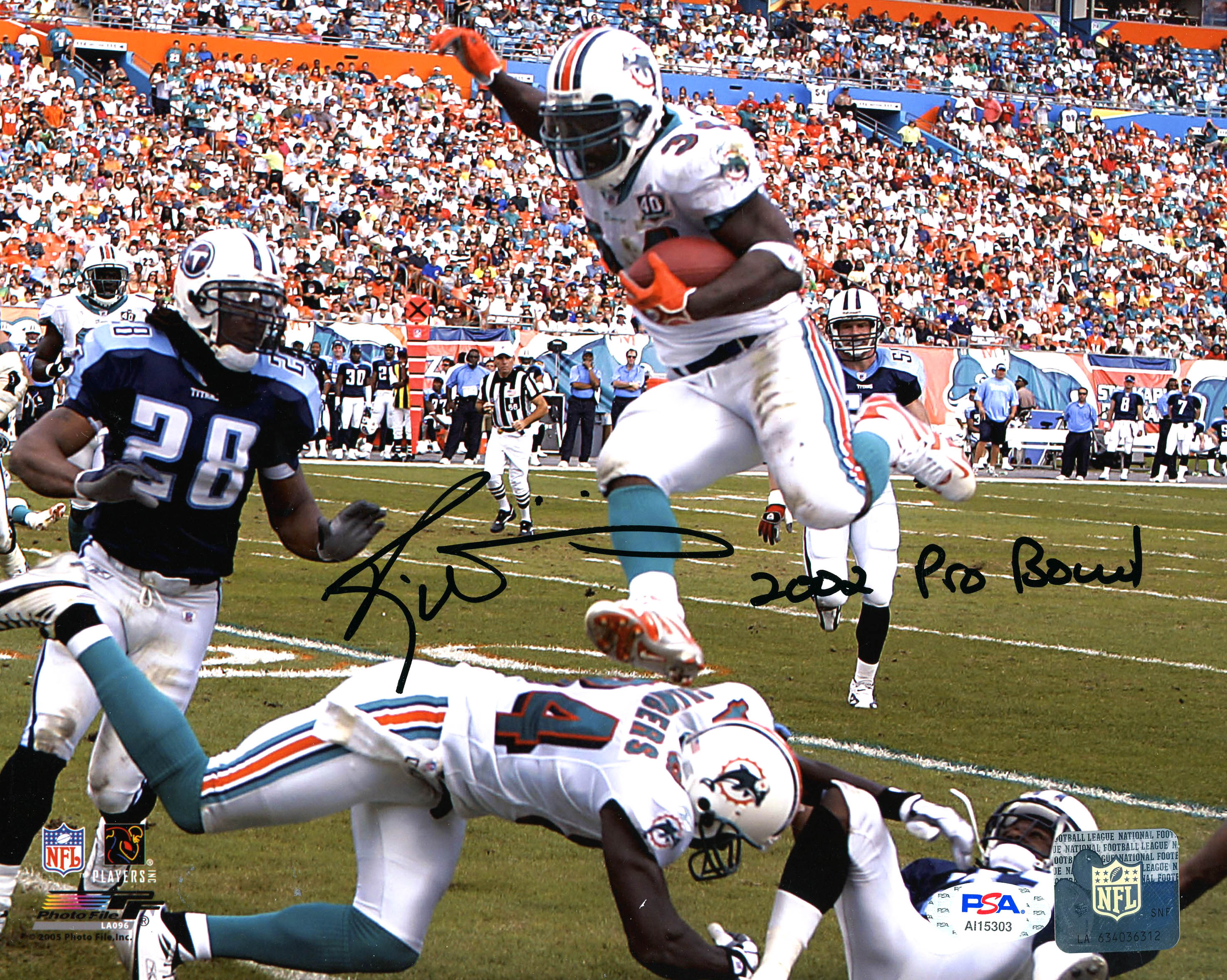 Ricky Williams Signed Dolphins 8x10 Photo Inscribed "2002 Pro Bowl" (PSA COA) at PristineAuction.com Ricky Williams Signed Dolphins 8x10 Photo Inscribed "2002 Pro Bowl" (PSA COA) at PristineAuction.com