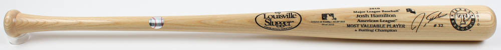 Josh Hamilton LE Custom Career Highlight Baseball Bat at PristineAuction.com Josh Hamilton LE Custom Career Highlight Baseball Bat at PristineAuction.com