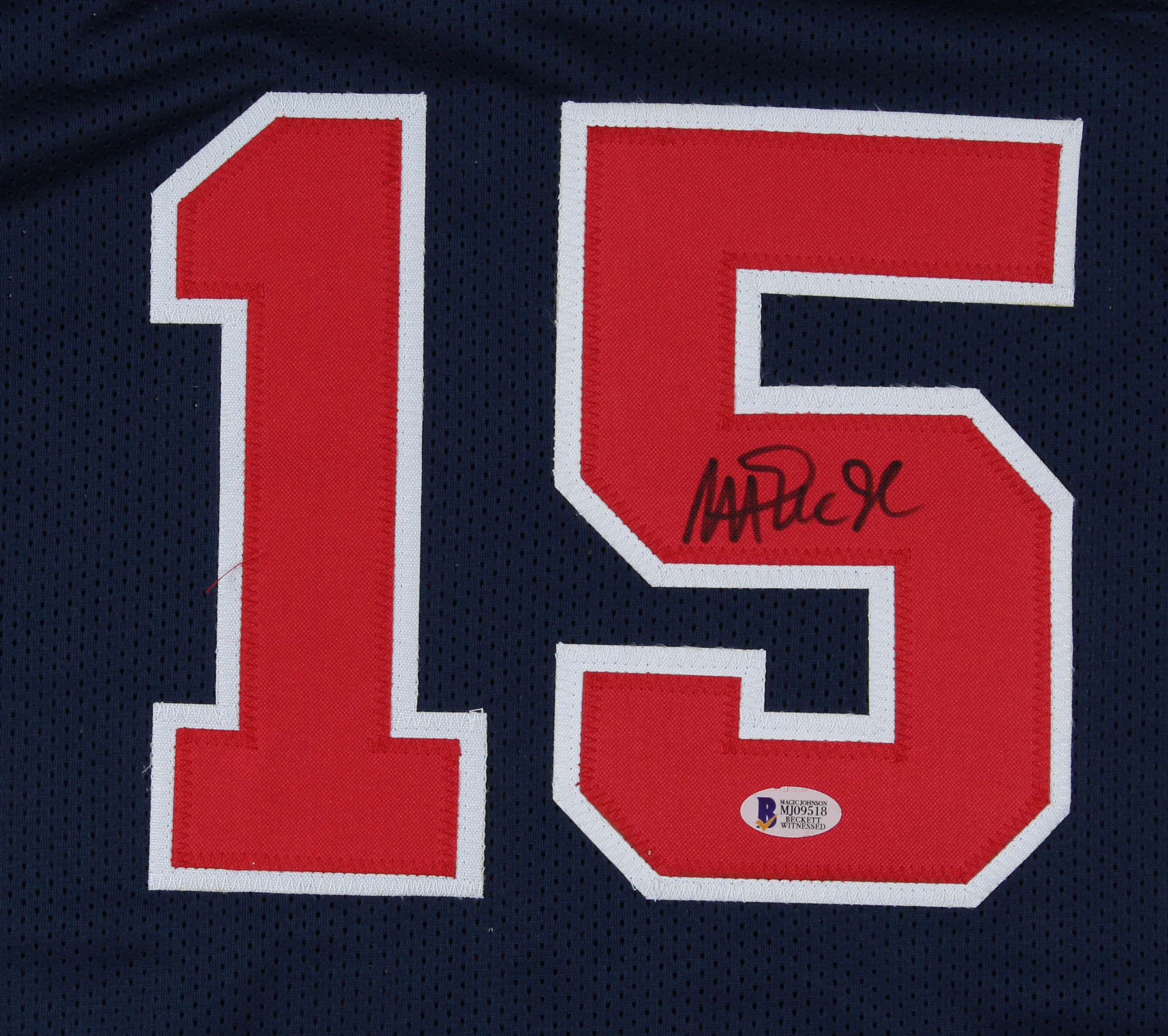 Magic Johnson Signed Jersey (Beckett COA) at PristineAuction.com Magic Johnson Signed Jersey (Beckett COA) at PristineAuction.com