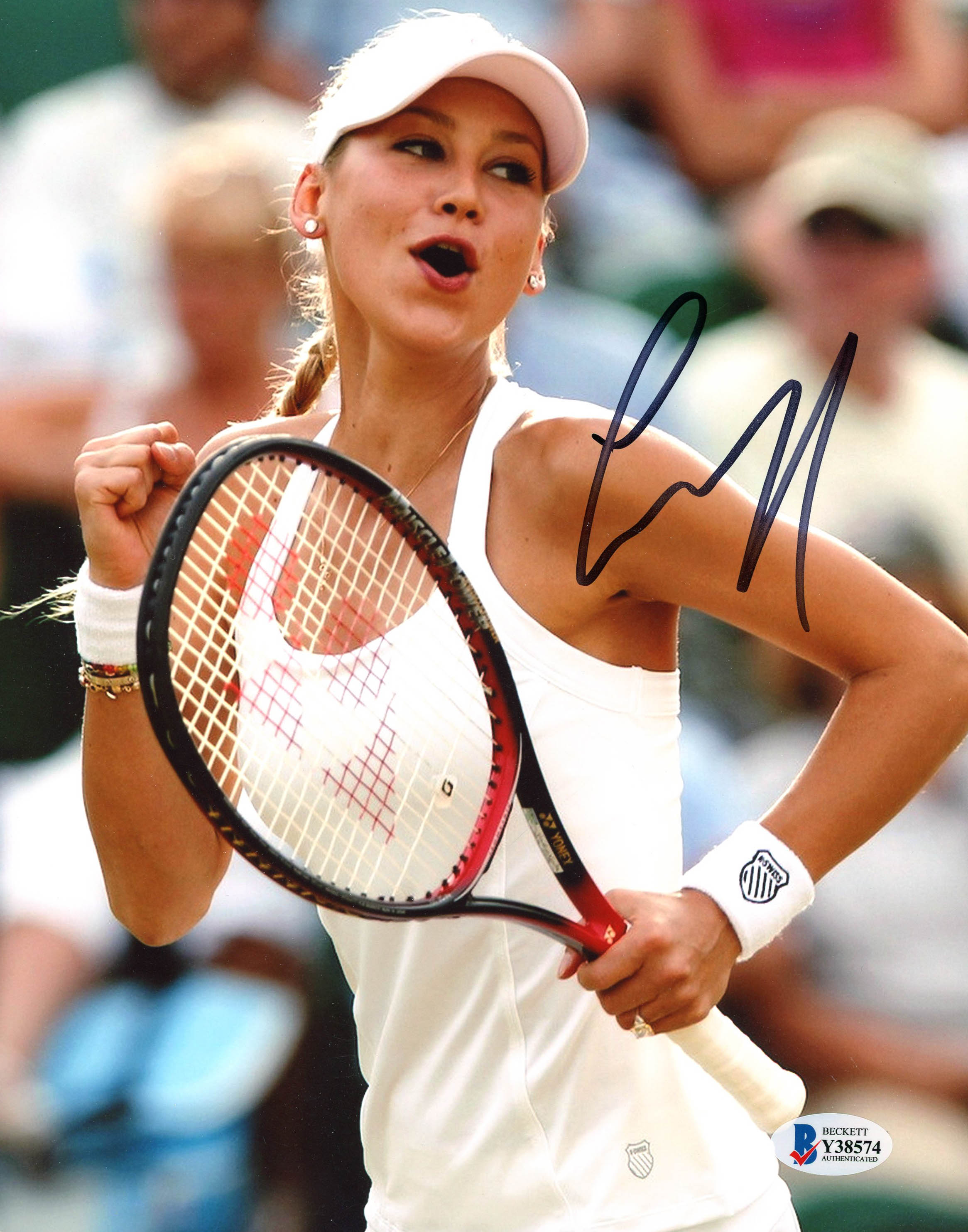 Anna Kournikova Signed 8x10 Photo (Beckett COA) at PristineAuction.com Anna Kournikova Signed 8x10 Photo (Beckett COA) at PristineAuction.com