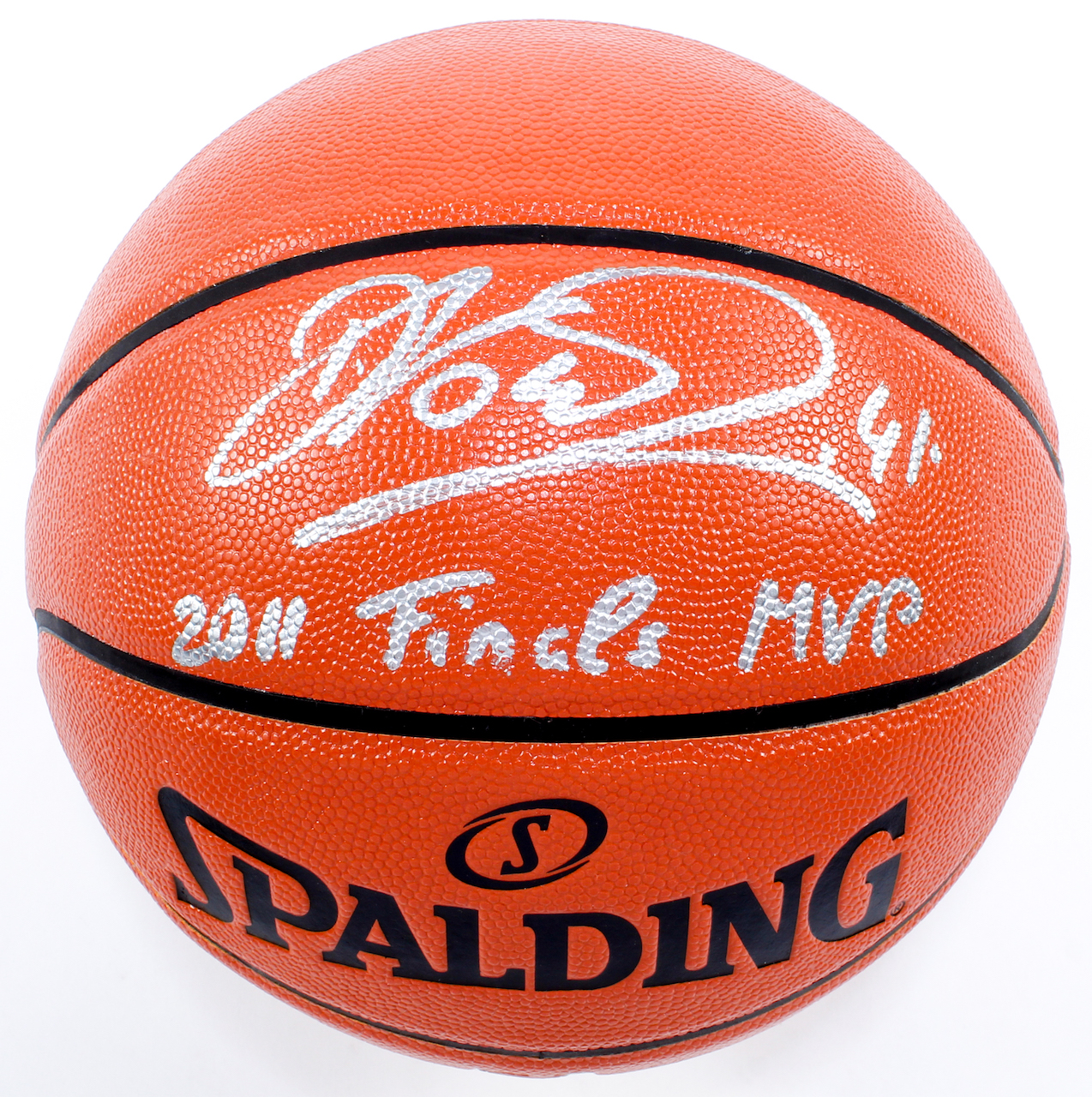Dirk Nowitzki Signed NBA Game Ball Series Basketball Inscribed "2011 Finals MVP" (Fanatics Hologram) at PristineAuction.com Dirk Nowitzki Signed NBA Game Ball Series Basketball Inscribed "2011 Finals MVP" (Fanatics Hologram) at PristineAuction.com