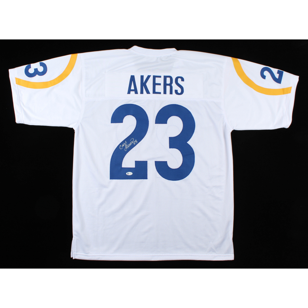 Maillot Des Rams Signé Par Cam Akers - Authentifié Beckett (BAS), Gris, Produit Original