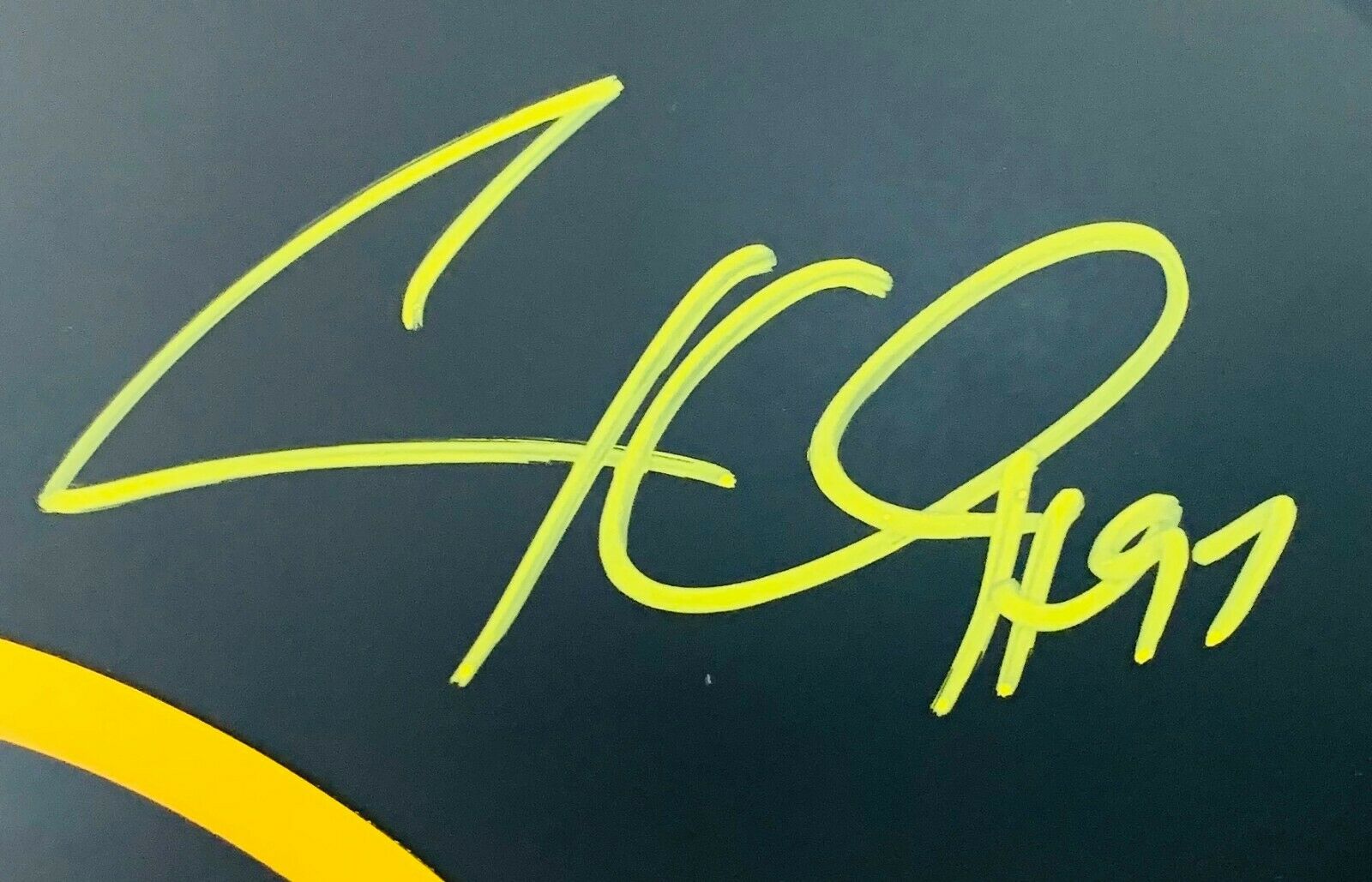 Cameron Heyward Signed Steelers Full-Size Authentic On-Field Eclipse Alternate Speed Helmet (Beckett) at PristineAuction.com Cameron Heyward Signed Steelers Full-Size Authentic On-Field Eclipse Alternate Speed Helmet (Beckett) at PristineAuction.com