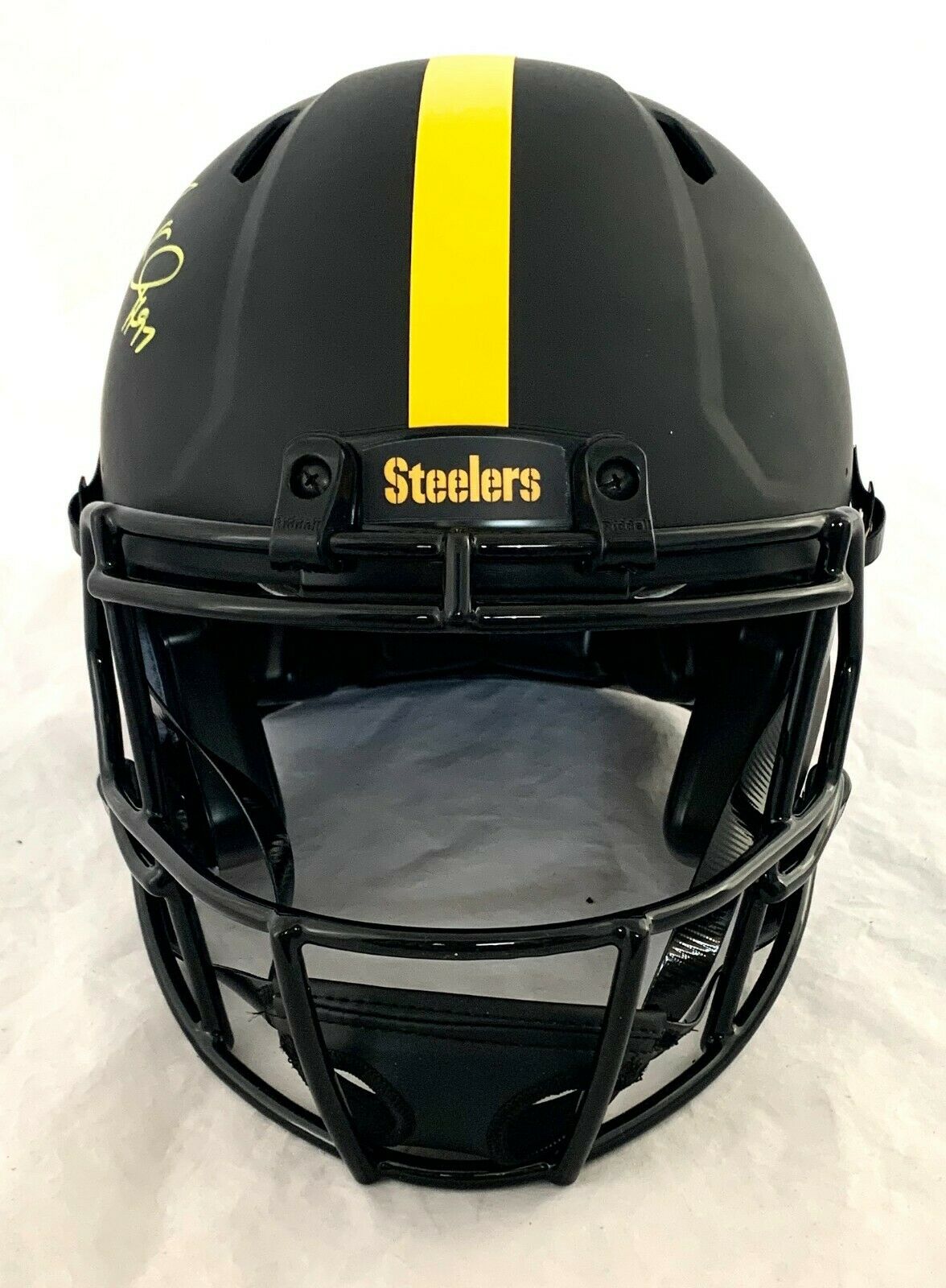 Cameron Heyward Signed Steelers Full-Size Authentic On-Field Eclipse Alternate Speed Helmet (Beckett) at PristineAuction.com Cameron Heyward Signed Steelers Full-Size Authentic On-Field Eclipse Alternate Speed Helmet (Beckett) at PristineAuction.com