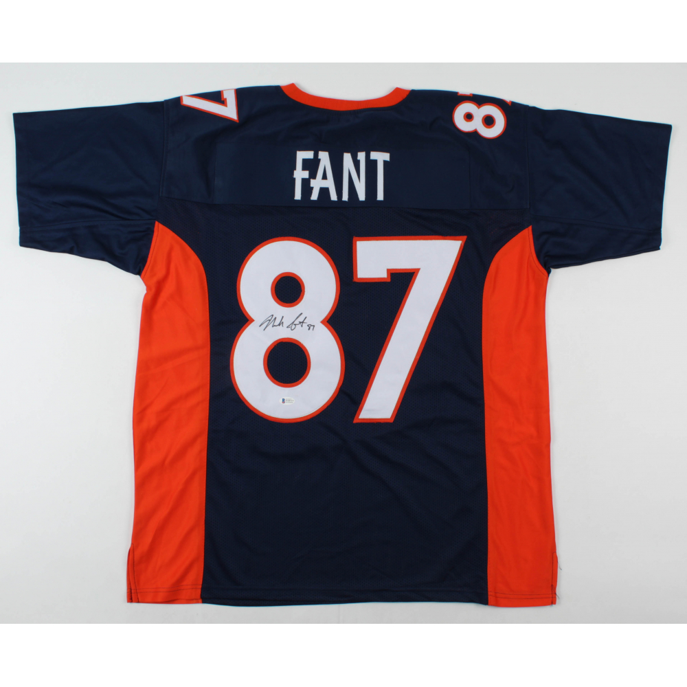 Noah Fant Signed Jersey (Beckett Hologram) Pristine Auction