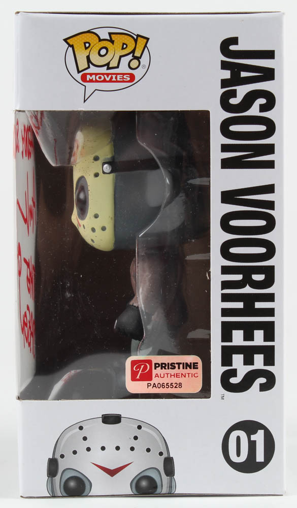 Ari Lehman Signed "Friday the 13th" - Jason Voorhees #01 Funko Pop! Vinyl Figure Inscribed "Freddy Sucks!" & "The OG Jason" (PA COA) (See Description) at PristineAuction.com Ari Lehman Signed "Friday the 13th" - Jason Voorhees #01 Funko Pop! Vinyl Figure Inscribed "Freddy Sucks!" & "The OG Jason" (PA COA) (See Description) at PristineAuction.com