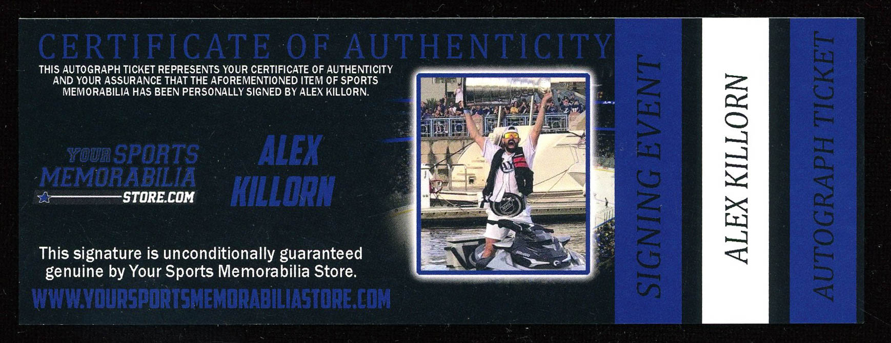 Alex Killorn Signed Lighting 8x10 Photo (Killorn COA) at PristineAuction.com Alex Killorn Signed Lighting 8x10 Photo (Killorn COA) at PristineAuction.com