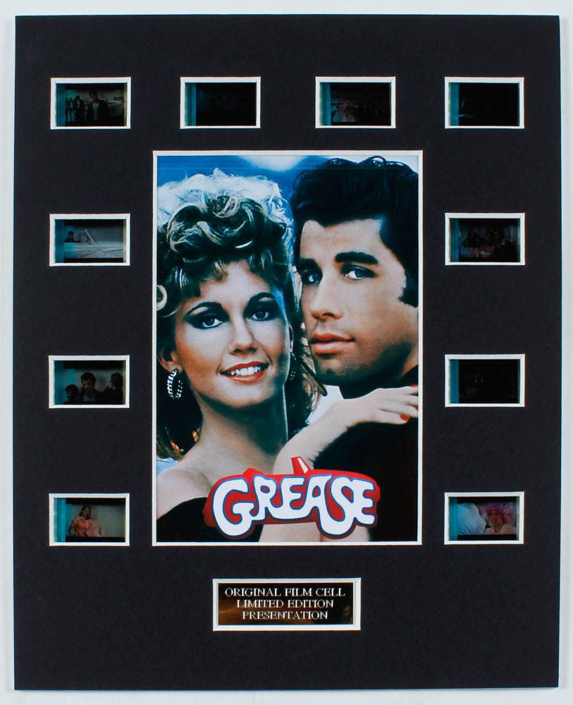 "Grease" LE 8x10 Custom Matted Original Film / Movie Cell Display at PristineAuction.com "Grease" LE 8x10 Custom Matted Original Film / Movie Cell Display at PristineAuction.com