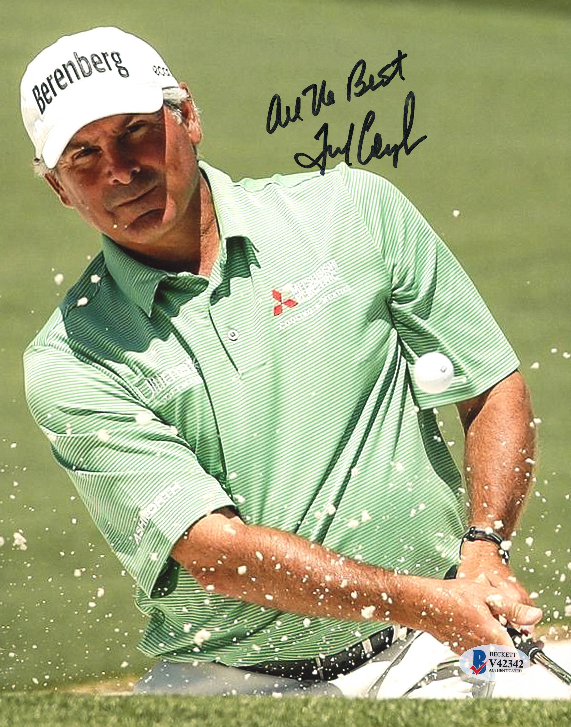 Fred Couples Signed 8x10 Photo Inscribed "All The Best" (Beckett COA) at PristineAuction.com Fred Couples Signed 8x10 Photo Inscribed "All The Best" (Beckett COA) at PristineAuction.com