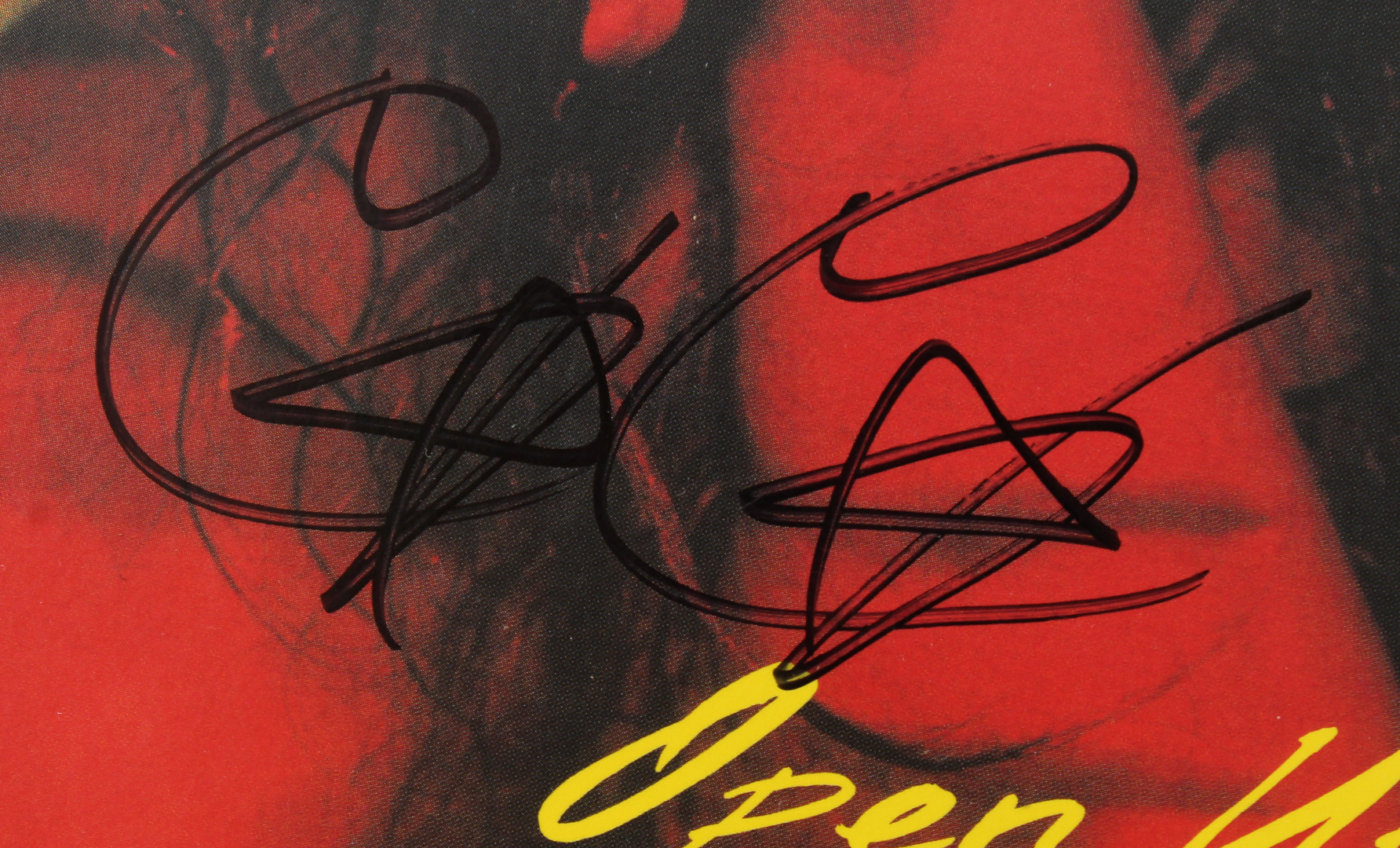 Poison "Open Up and Say... Ahh!" Vinyl Record Album Cover Band-Signed by (4) with Bret Michaels, Rikki Rockett, C.C. DeVille & Bobby Dall (JSA Hologram) at PristineAuction.com Poison "Open Up and Say... Ahh!" Vinyl Record Album Cover Band-Signed by (4) with Bret Michaels, Rikki Rockett, C.C. DeVille & Bobby Dall (JSA Hologram) at PristineAuction.com