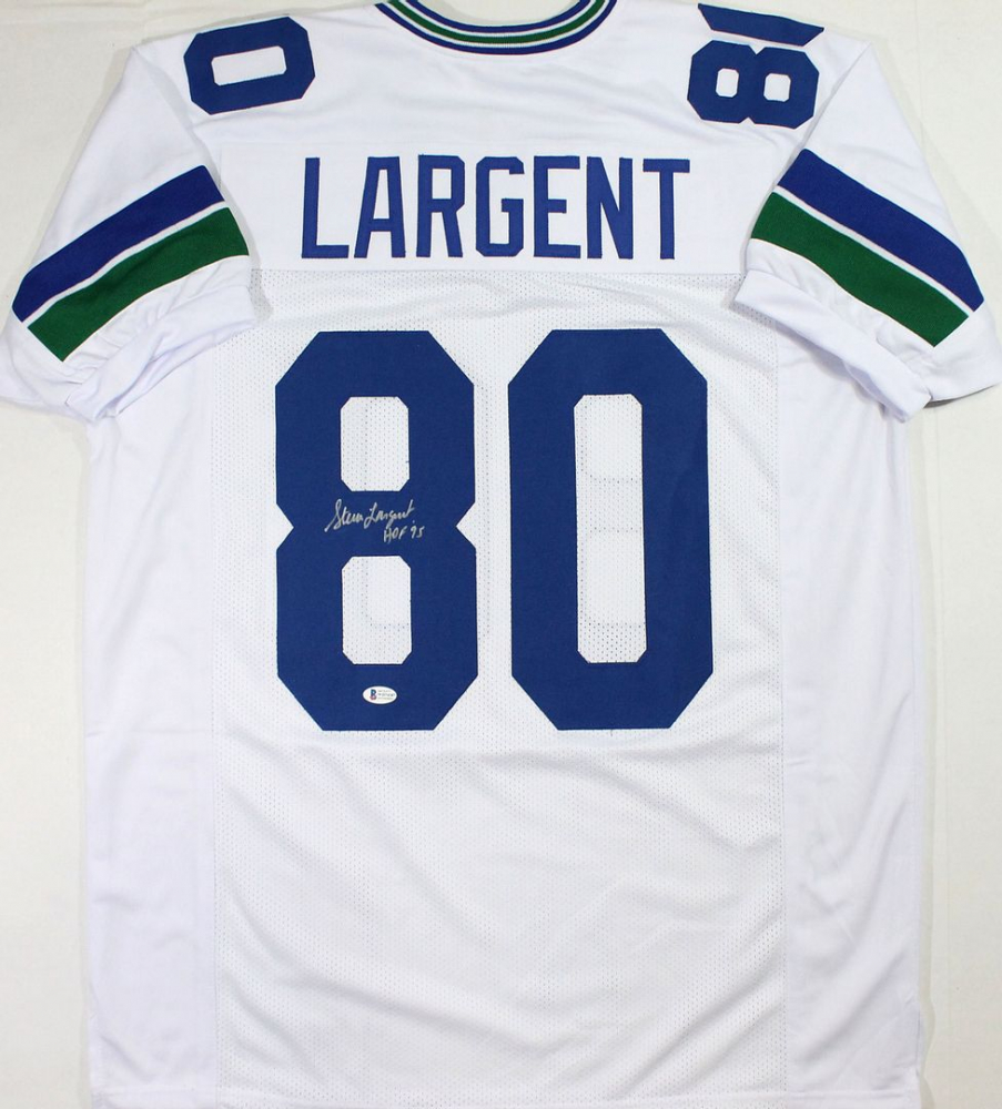 steve largent signed jersey