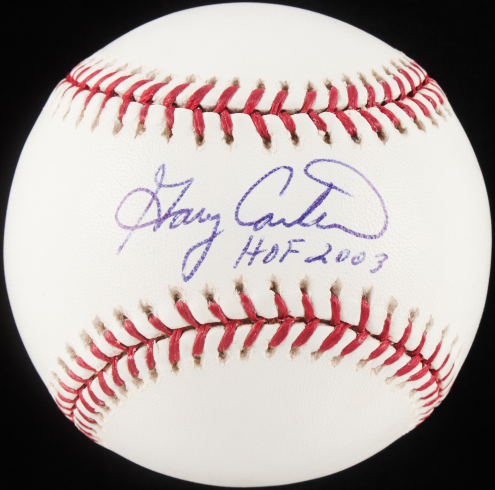 Gary Carter Signed OML Baseball Inscribed "HOF 2003" (Carter Hologram) at PristineAuction.com Gary Carter Signed OML Baseball Inscribed "HOF 2003" (Carter Hologram) at PristineAuction.com