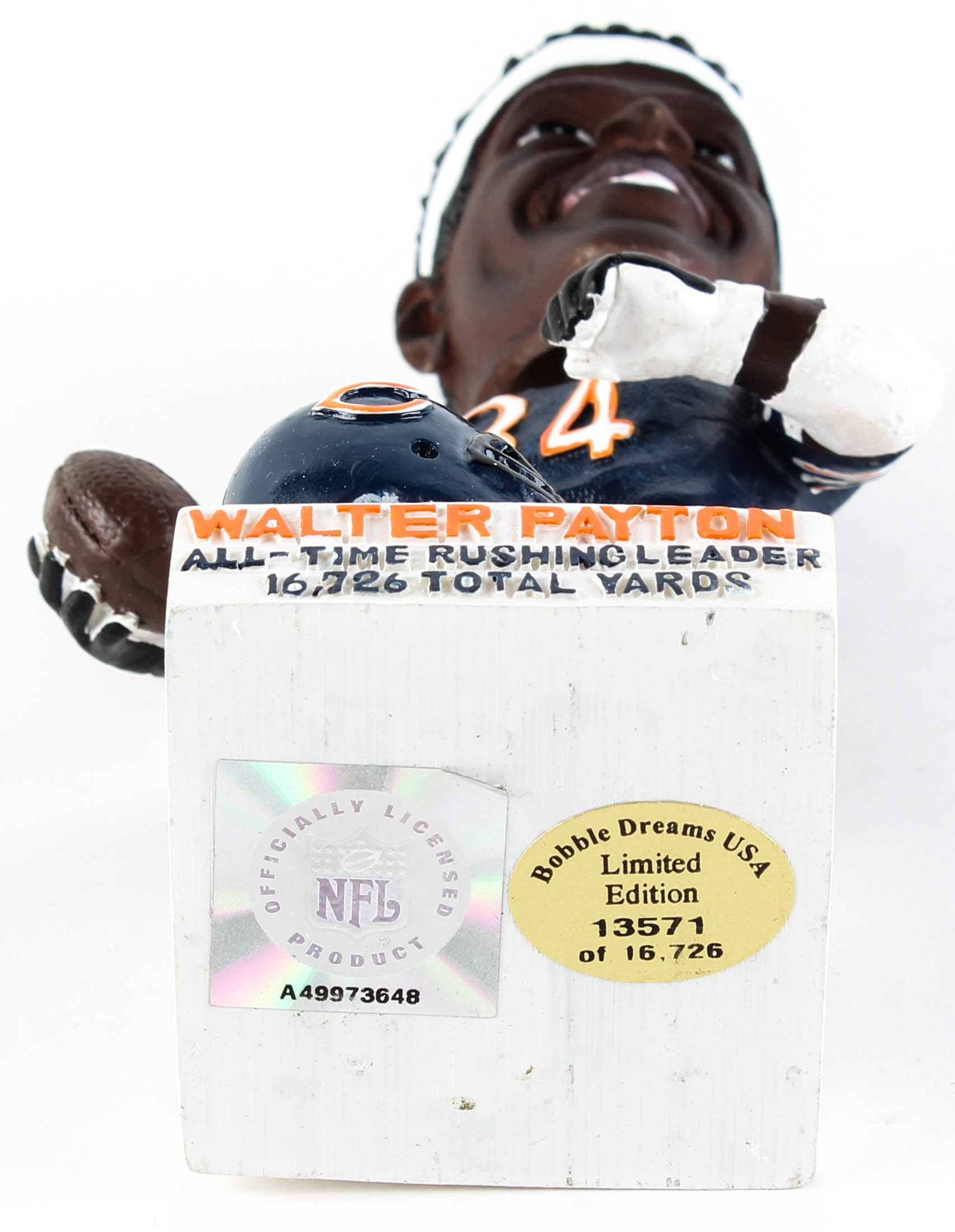 Walter Payton LE Bears Bobblehead at PristineAuction.com Walter Payton LE Bears Bobblehead at PristineAuction.com
