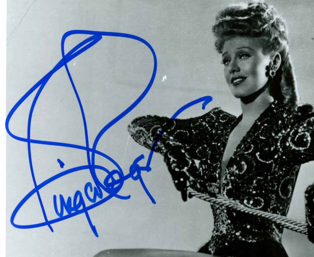 Ginger Rogers Signed 8x10 Photo (PSA COA) Pristine Auction