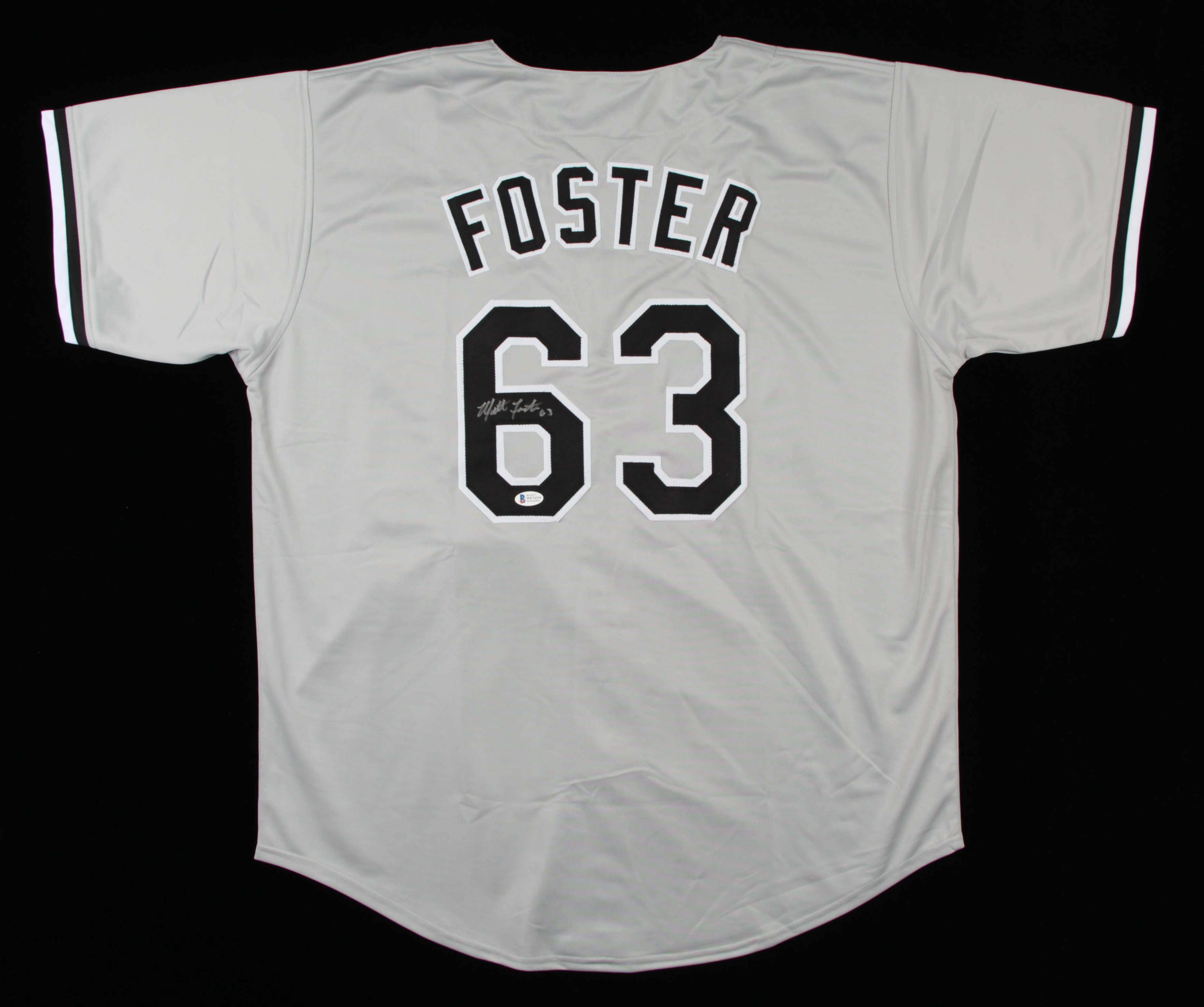 Matt Foster Signed Jersey (Beckett COA) at PristineAuction.com Matt Foster Signed Jersey (Beckett COA) at PristineAuction.com