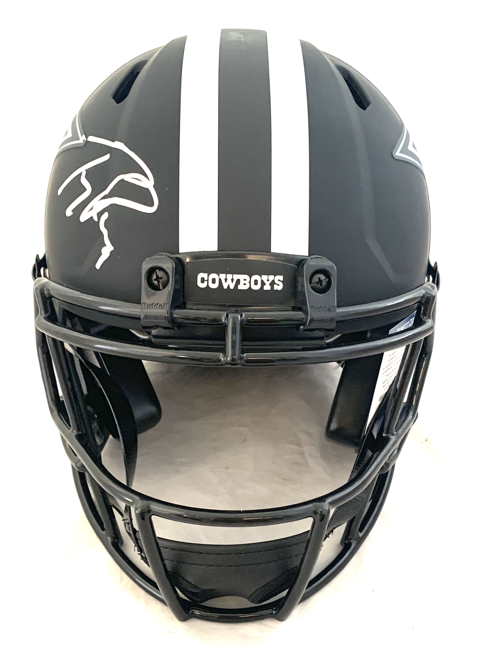 Tony Romo Signed Cowboys Full-Size Authentic On-Field Eclipse Alternate Speed Helmet (Beckett COA) at PristineAuction.com Tony Romo Signed Cowboys Full-Size Authentic On-Field Eclipse Alternate Speed Helmet (Beckett COA) at PristineAuction.com