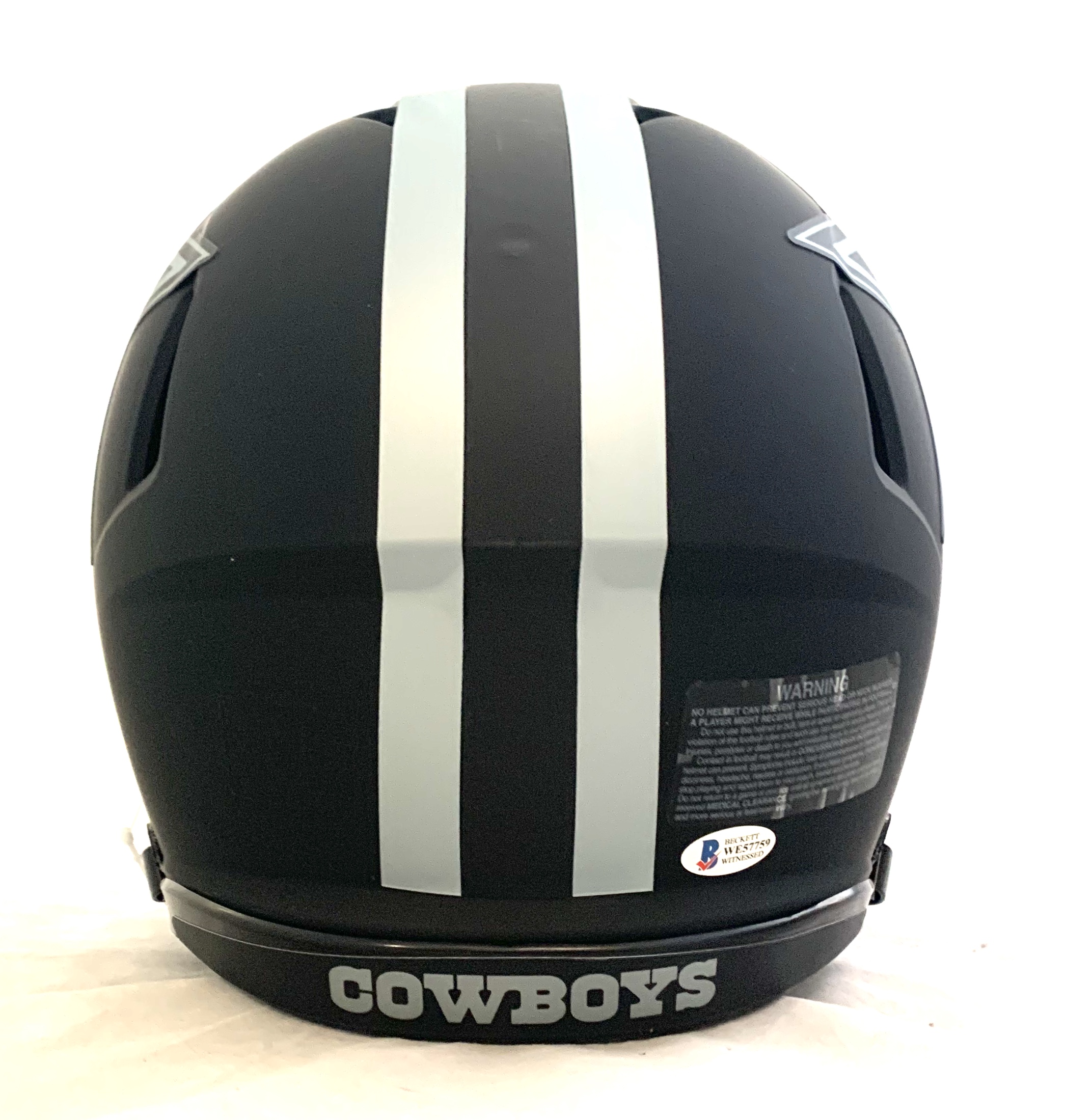 Tony Romo Signed Cowboys Full-Size Authentic On-Field Eclipse Alternate Speed Helmet (Beckett COA) at PristineAuction.com Tony Romo Signed Cowboys Full-Size Authentic On-Field Eclipse Alternate Speed Helmet (Beckett COA) at PristineAuction.com