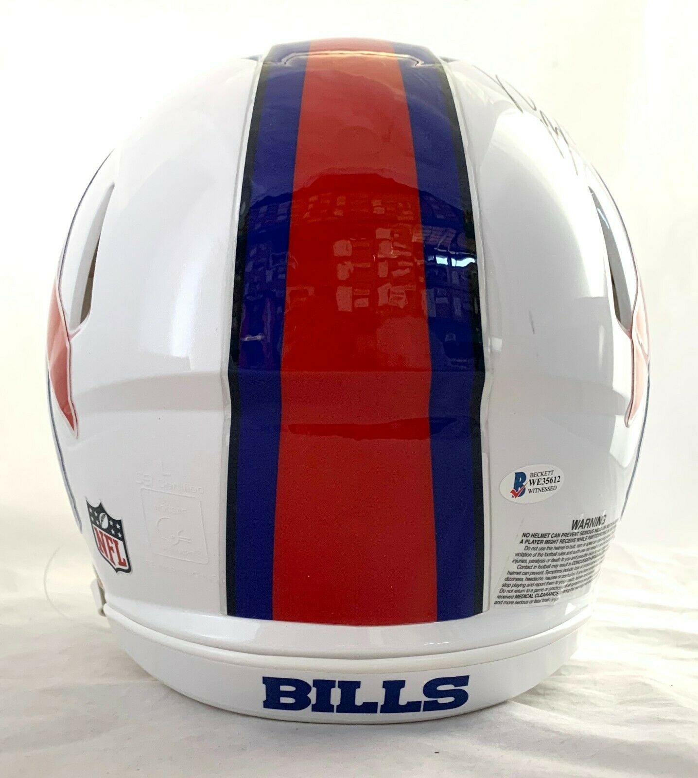 John "Smokey" Brown Signed Bills Full-Size Authentic On-Field Speed Helmet (Beckett COA) at PristineAuction.com John "Smokey" Brown Signed Bills Full-Size Authentic On-Field Speed Helmet (Beckett COA) at PristineAuction.com