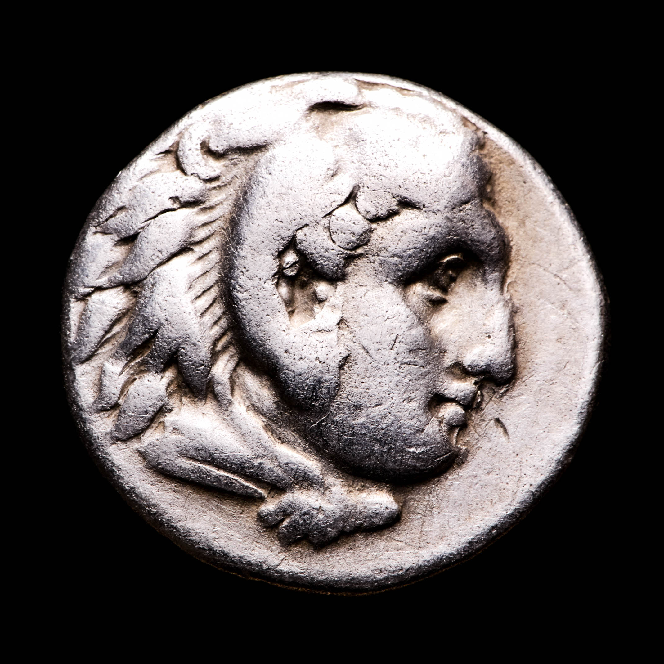 Alexander III "The Great" 336-323 B.C. Kingdom of Macedon AR Drachm Ancient Greek Silver Coin at PristineAuction.com Alexander III "The Great" 336-323 B.C. Kingdom of Macedon AR Drachm Ancient Greek Silver Coin at PristineAuction.com