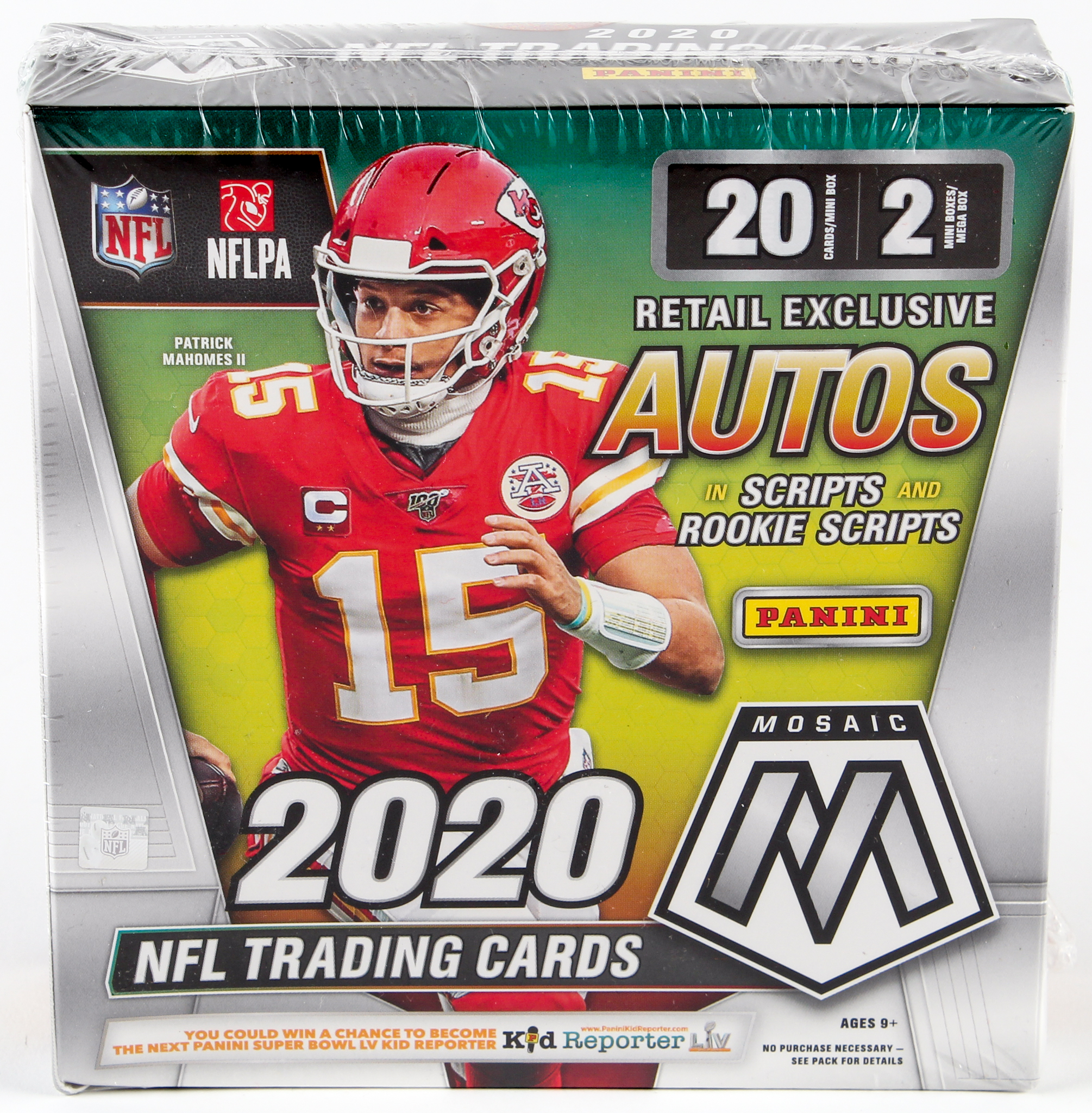 2020 Panini Mosaic Football Mega Box of (10) Packs at PristineAuction.com 2020 Panini Mosaic Football Mega Box of (10) Packs at PristineAuction.com