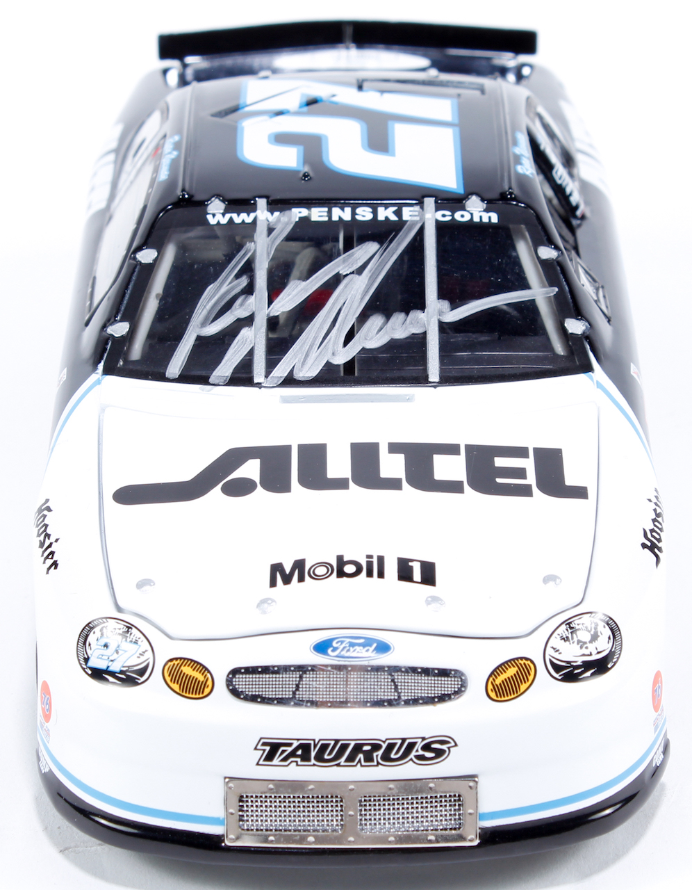 Ryan Newman Signed LE #27 ALLTELL / Mobil 1 "Faith" 2000 Ford Taurus 1:24 Scale Die Cast Car (JSA COA) at PristineAuction.com Ryan Newman Signed LE #27 ALLTELL / Mobil 1 "Faith" 2000 Ford Taurus 1:24 Scale Die Cast Car (JSA COA) at PristineAuction.com