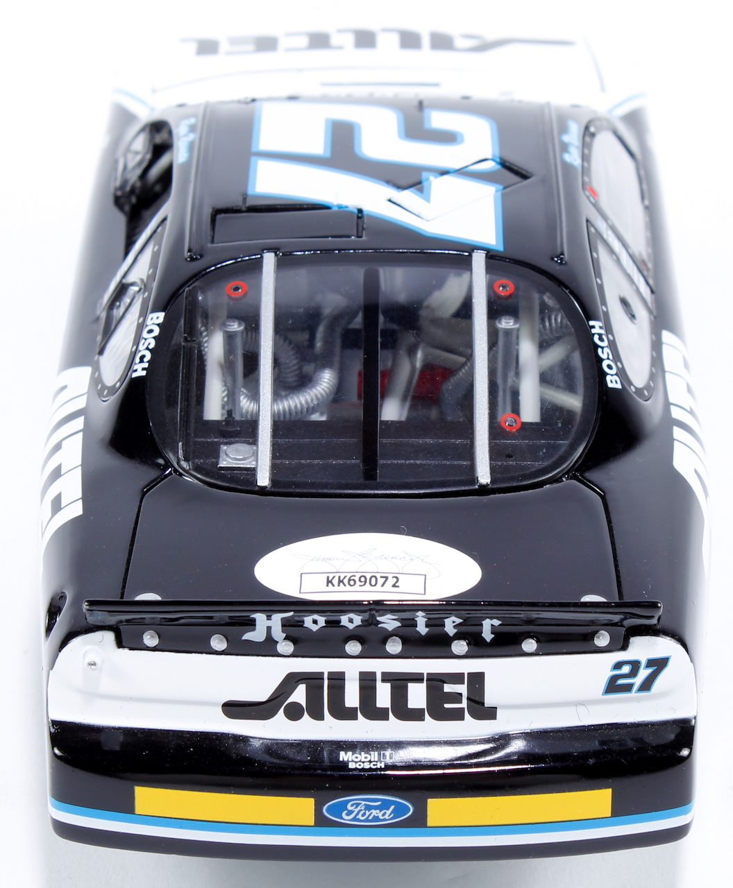 Ryan Newman Signed LE #27 ALLTELL / Mobil 1 "Faith" 2000 Ford Taurus 1:24 Scale Die Cast Car (JSA COA) at PristineAuction.com Ryan Newman Signed LE #27 ALLTELL / Mobil 1 "Faith" 2000 Ford Taurus 1:24 Scale Die Cast Car (JSA COA) at PristineAuction.com