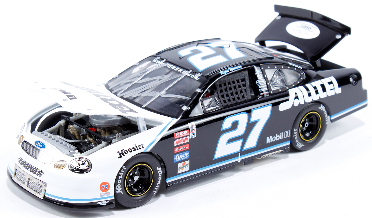 Ryan Newman Signed LE #27 ALLTELL / Mobil 1 "Faith" 2000 Ford Taurus 1:24 Scale Die Cast Car (JSA COA) at PristineAuction.com Ryan Newman Signed LE #27 ALLTELL / Mobil 1 "Faith" 2000 Ford Taurus 1:24 Scale Die Cast Car (JSA COA) at PristineAuction.com