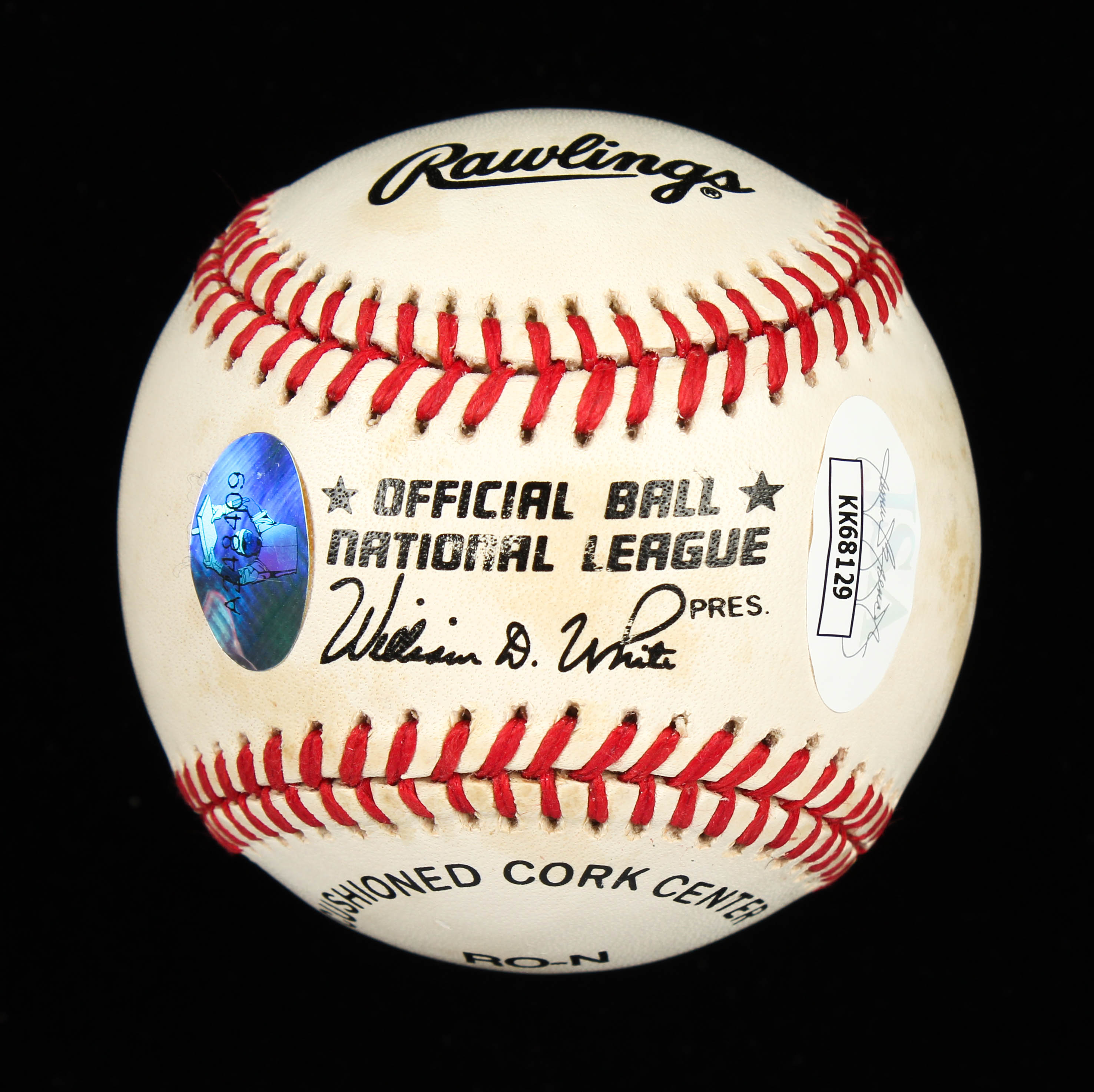 John Smoltz Signed ONL Baseball (JSA COA) at PristineAuction.com John Smoltz Signed ONL Baseball (JSA COA) at PristineAuction.com