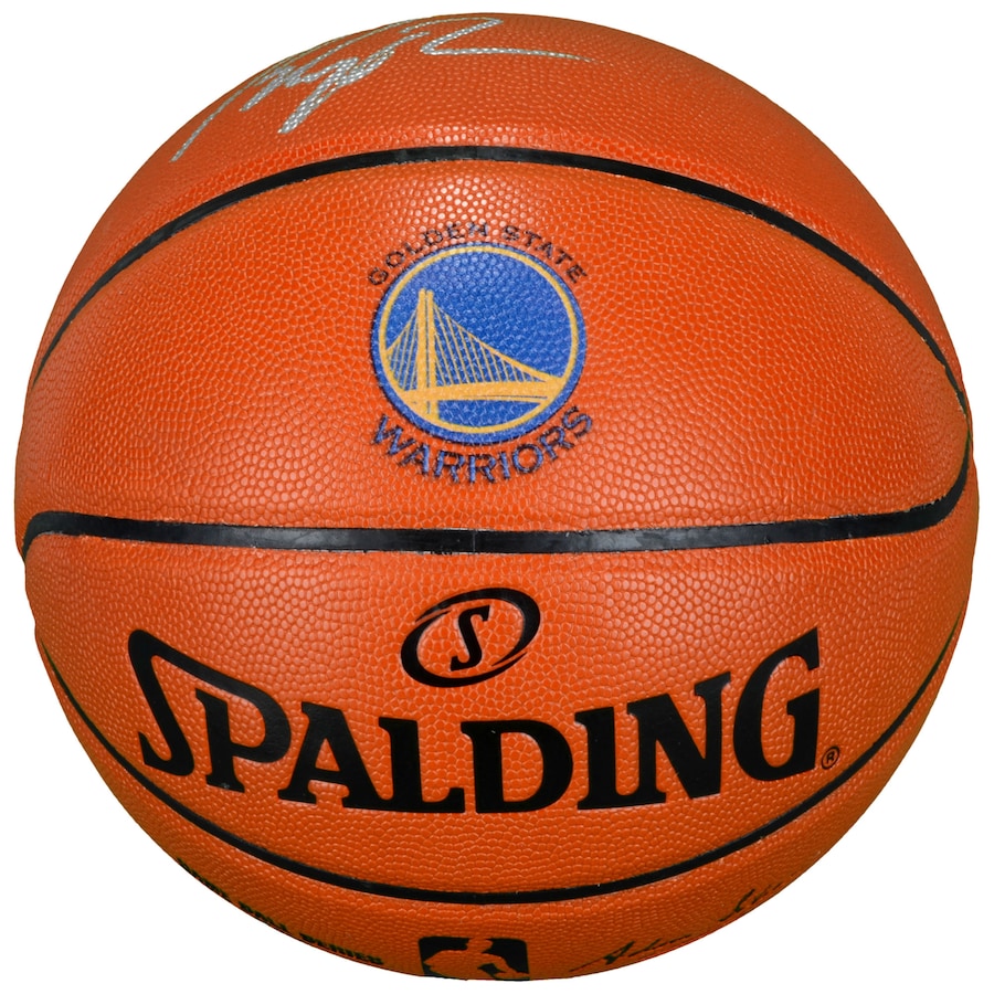 Klay Thompson Signed Warriors Logo Basketball (Fanatics Hologram) at PristineAuction.com Klay Thompson Signed Warriors Logo Basketball (Fanatics Hologram) at PristineAuction.com