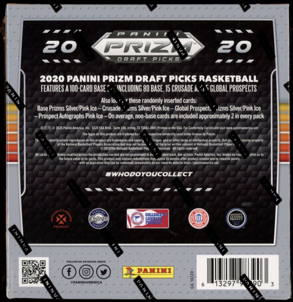 2020-21 Panini Prizm Draft Picks Basketball Mega Box with (12) Packs at PristineAuction.com 2020-21 Panini Prizm Draft Picks Basketball Mega Box with (12) Packs at PristineAuction.com
