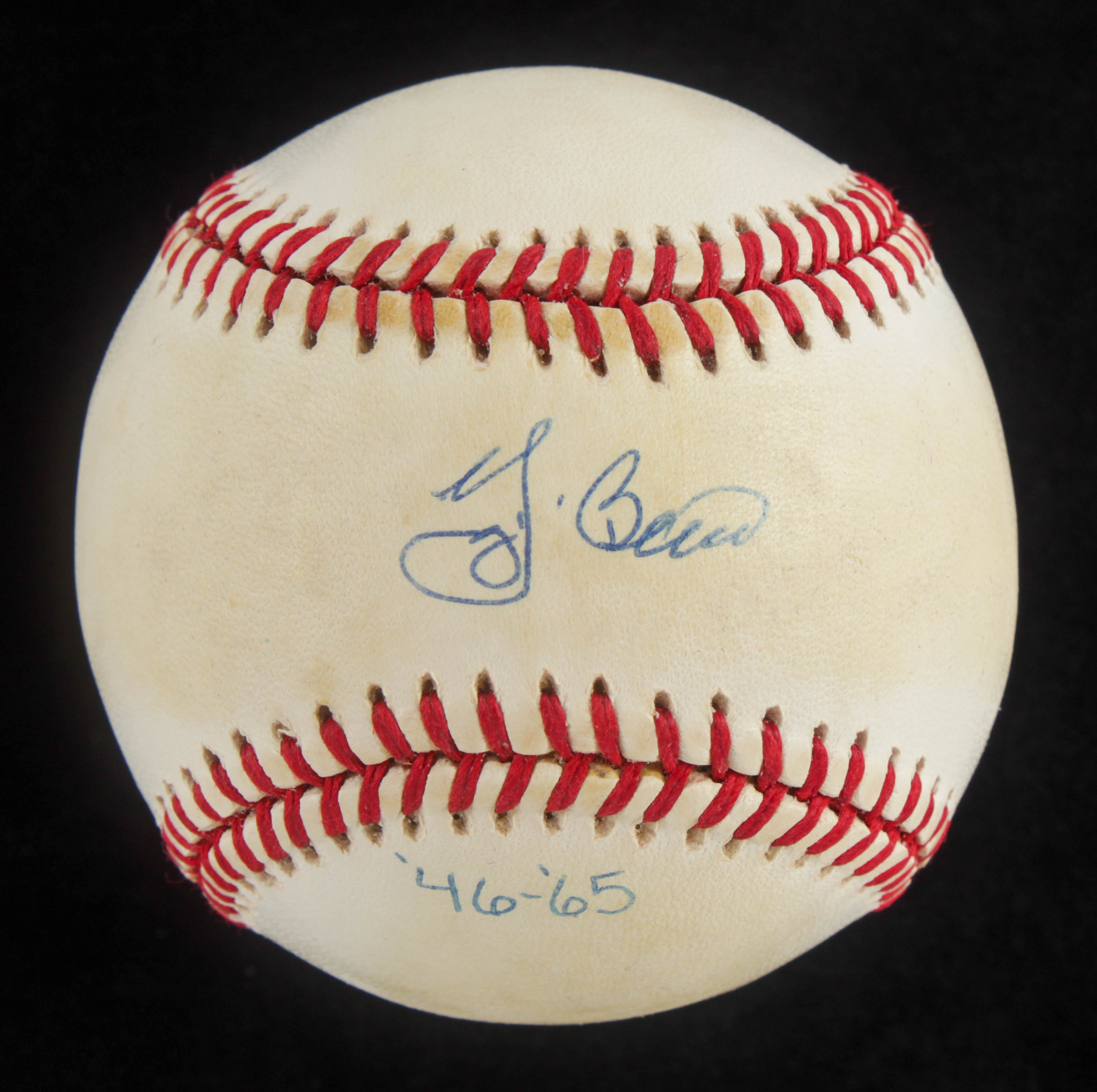Yogi Berra Signed LE OAL Baseball (UDA Hologram) at PristineAuction.com Yogi Berra Signed LE OAL Baseball (UDA Hologram) at PristineAuction.com