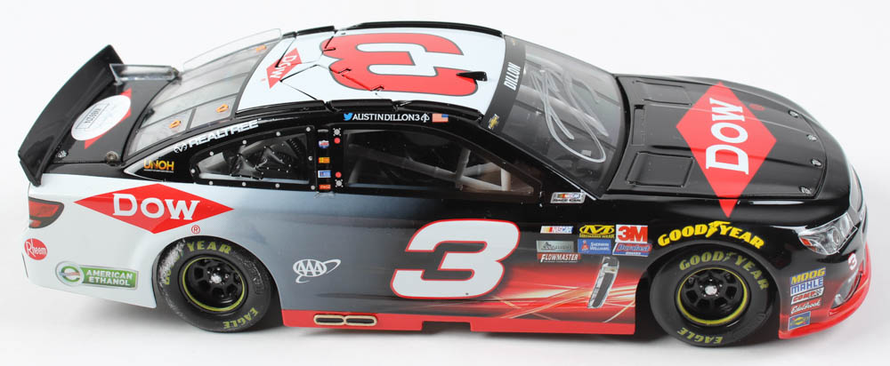 Austin Dillon Signed LE #3 DOW 2017 SS 1:24 Scale Die-Cast Car (JSA COA) at PristineAuction.com Austin Dillon Signed LE #3 DOW 2017 SS 1:24 Scale Die-Cast Car (JSA COA) at PristineAuction.com