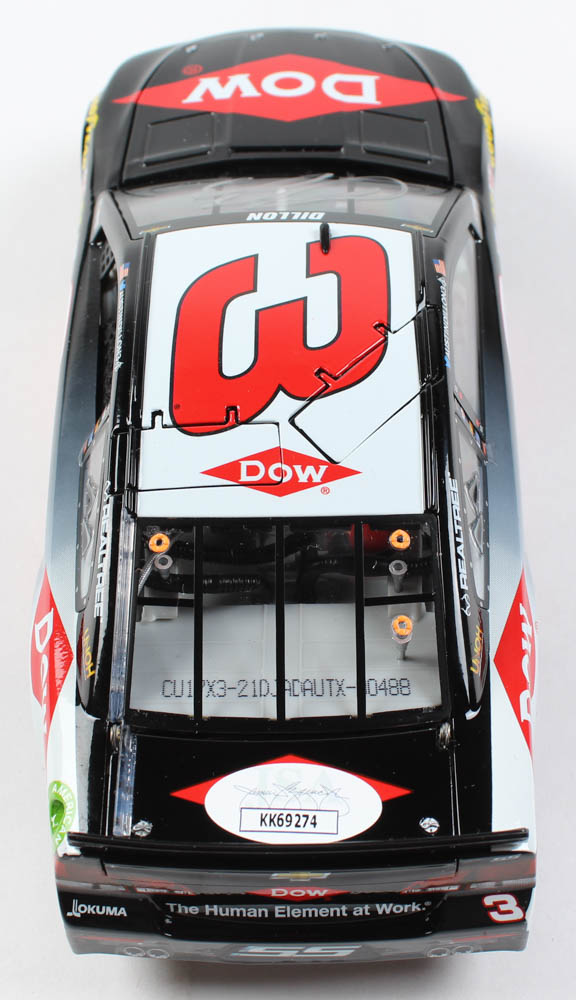 Austin Dillon Signed LE #3 DOW 2017 SS 1:24 Scale Die-Cast Car (JSA COA) at PristineAuction.com Austin Dillon Signed LE #3 DOW 2017 SS 1:24 Scale Die-Cast Car (JSA COA) at PristineAuction.com